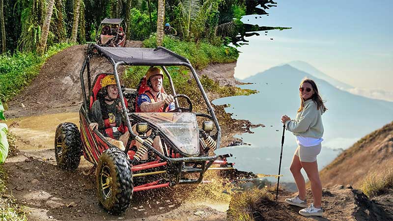 UTV Buggy Bali and Mount Batur Trekking
