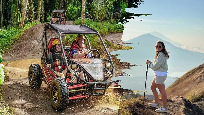 UTV Buggy Bali and Mount Batur Trekking