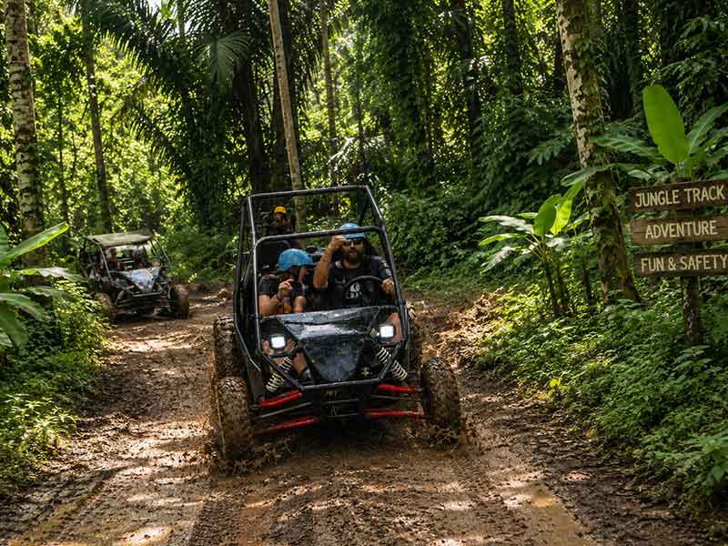 UTV Buggy Ride through Jungle Bali