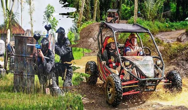UTV Buggy Bali and Paintball Experience