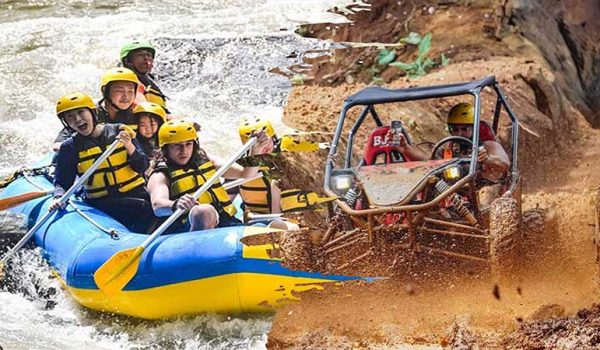 UTV Buggy Ride and Ayung Rafting