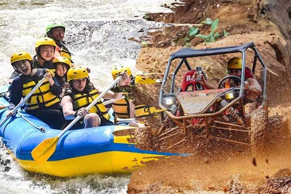 UTV Buggy Ride and Ayung Rafting