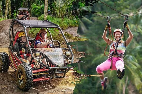 UTV Buggy Ride and Zipline Ubud